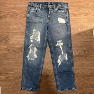 SOLD! Hollister Distressed boyfriend Jeans